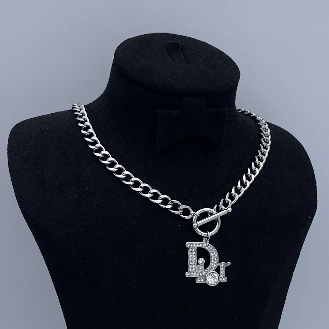 CDN267 High quality Luxury Designer CD Women Necklace - ccjewelryacc