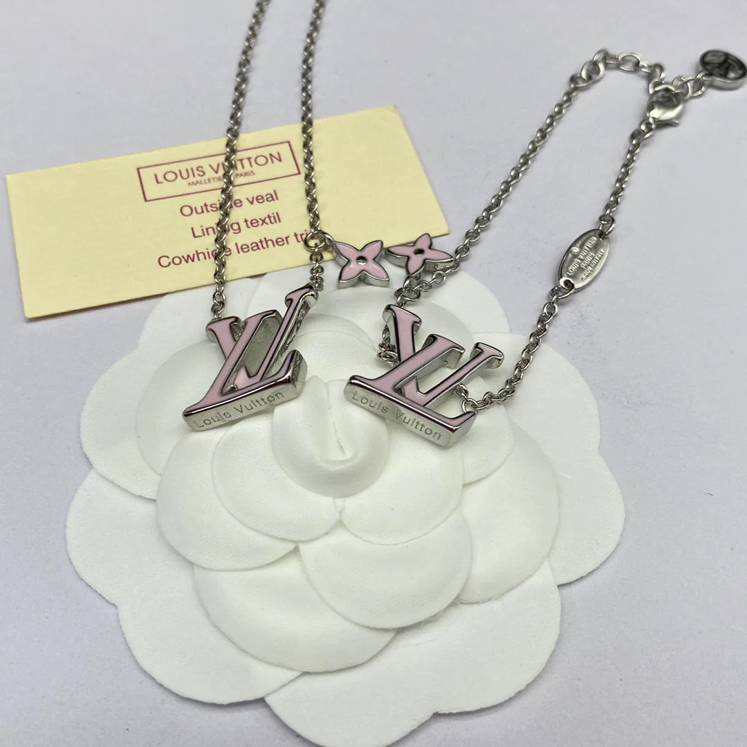 LVT012 Ever Blossom Series Jewelry Set Necklace Bracelet - ccjewelryacc