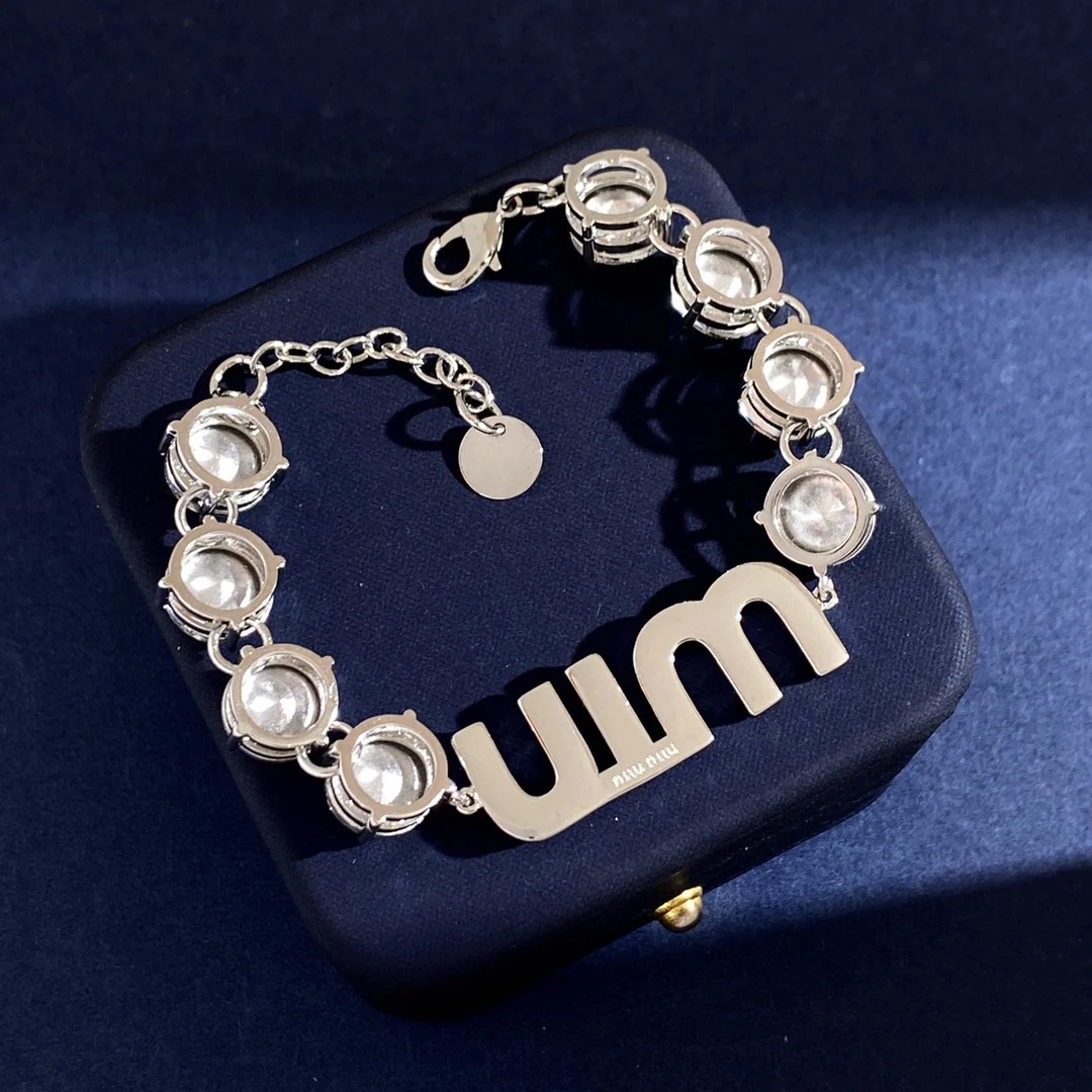 MMN003 High quality MM Full Big Diamond Choker Necklace Bracelet - ccjewelryacc