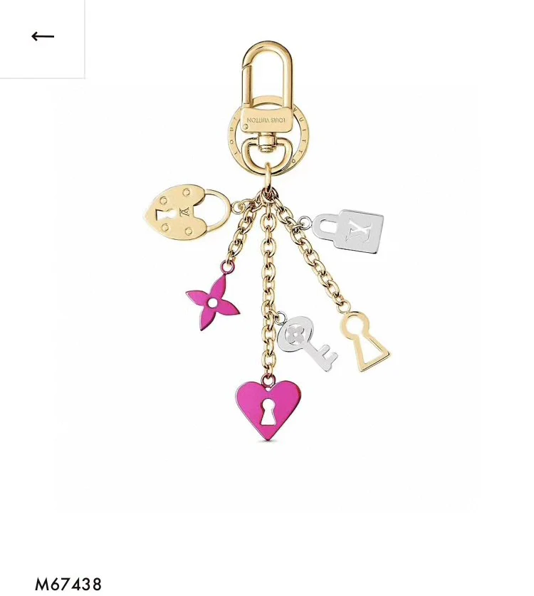 LVK083 Luxury designer Chromatic Keychain M67438 - ccjewelryacc