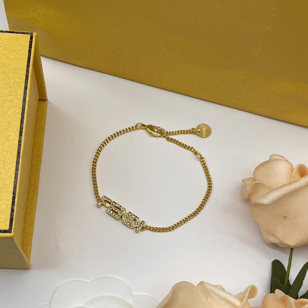 FDN014 High quality FD Necklace bracelet set - ccjewelryacc