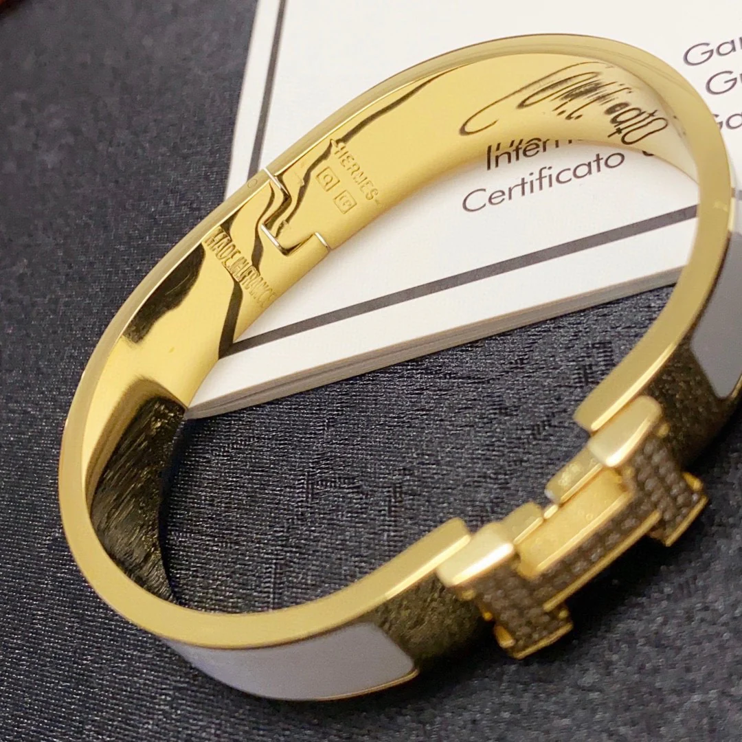 HMS033 Diamond Clic H bracelet - ccjewelryacc