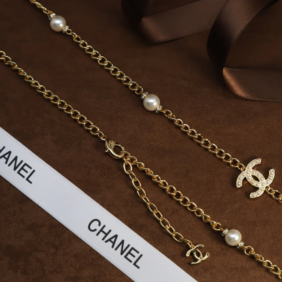 CCL043 High Quality Luxury Designer Pearl Sweater Chain - ccjewelryacc