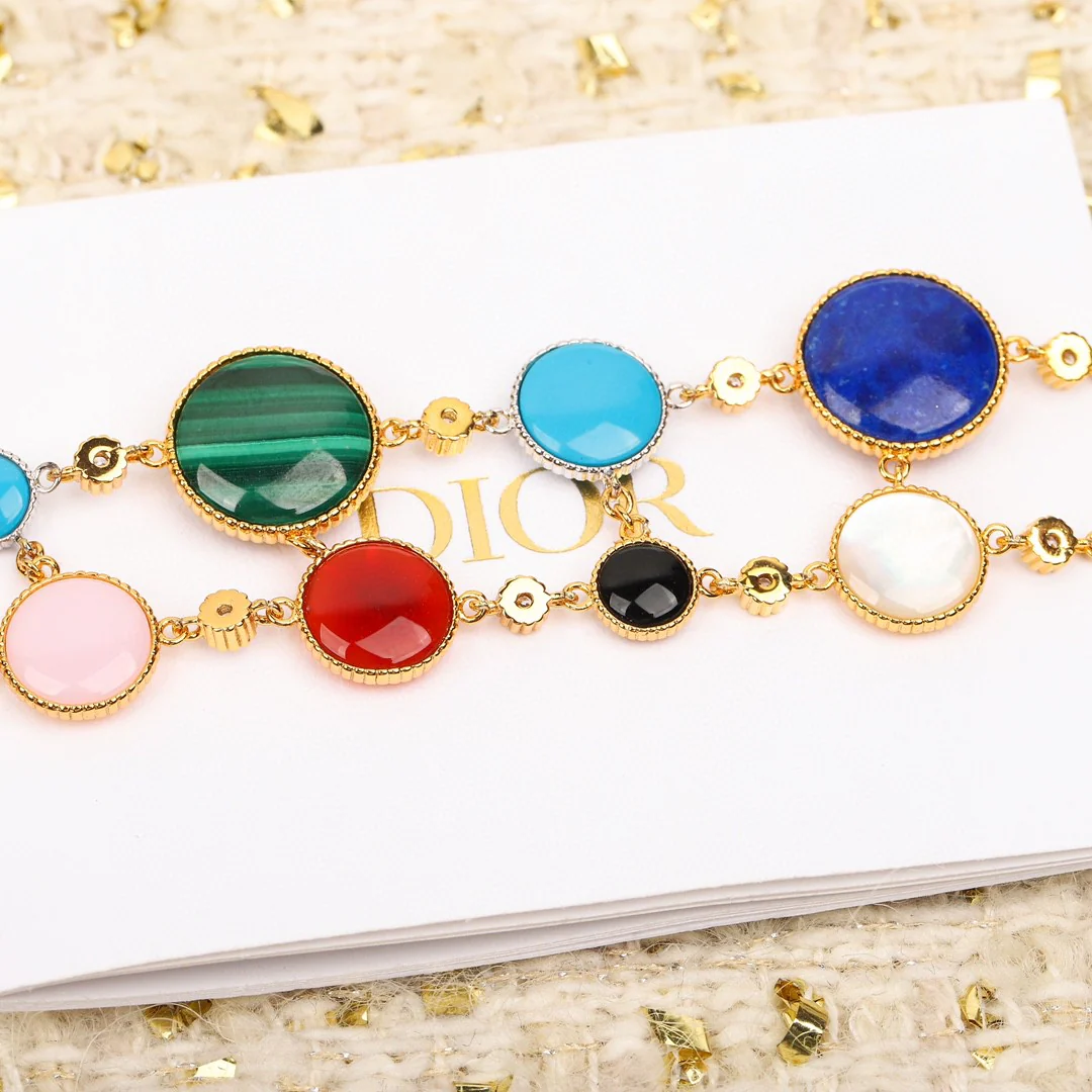 CDS094 V-Gold CD ROSE DES VENTS Bracelet for Women - ccjewelryacc