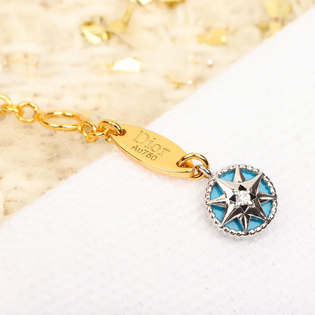 CDS094 V-Gold CD ROSE DES VENTS Bracelet for Women - ccjewelryacc