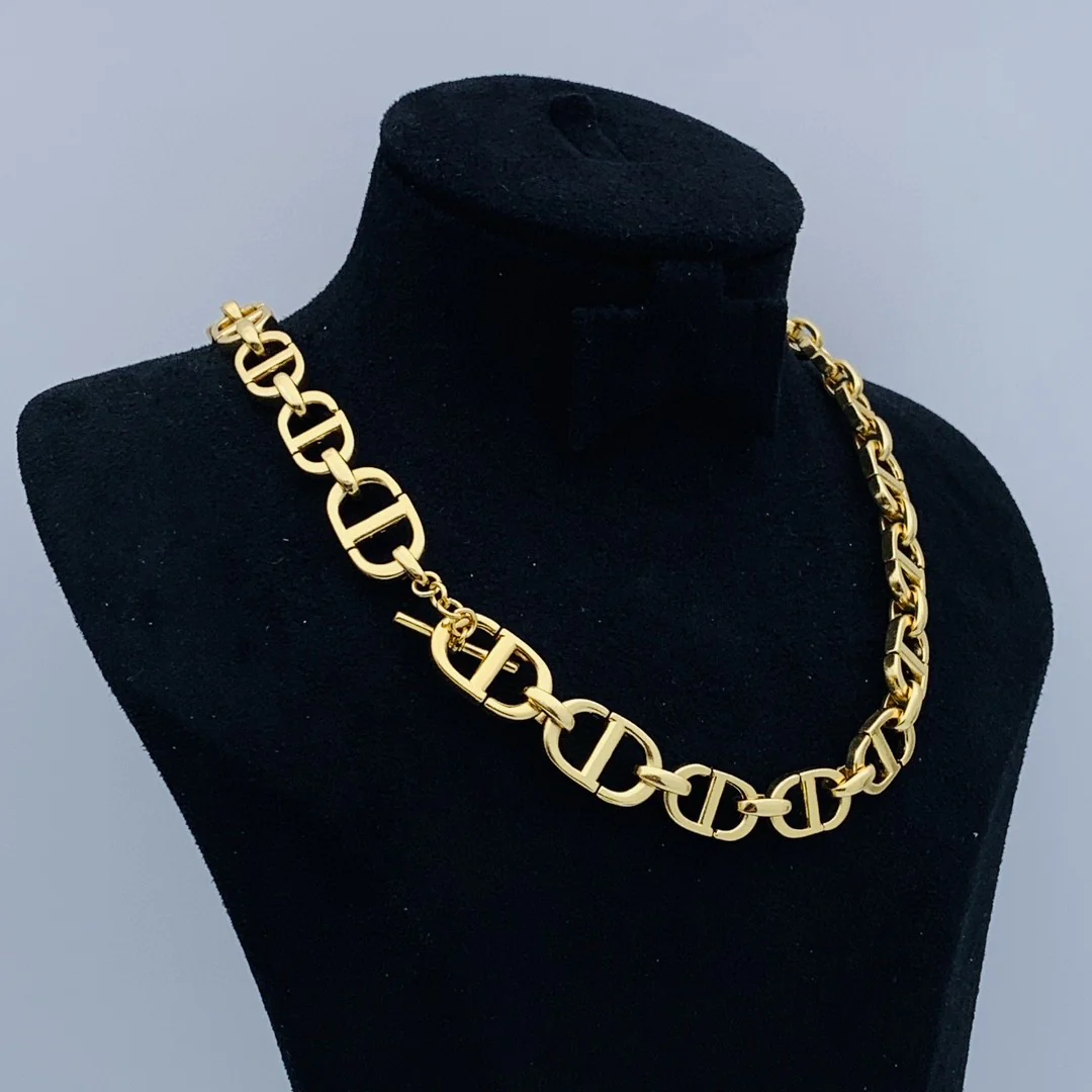 CDN174 High quality CD Choker Necklace - ccjewelryacc