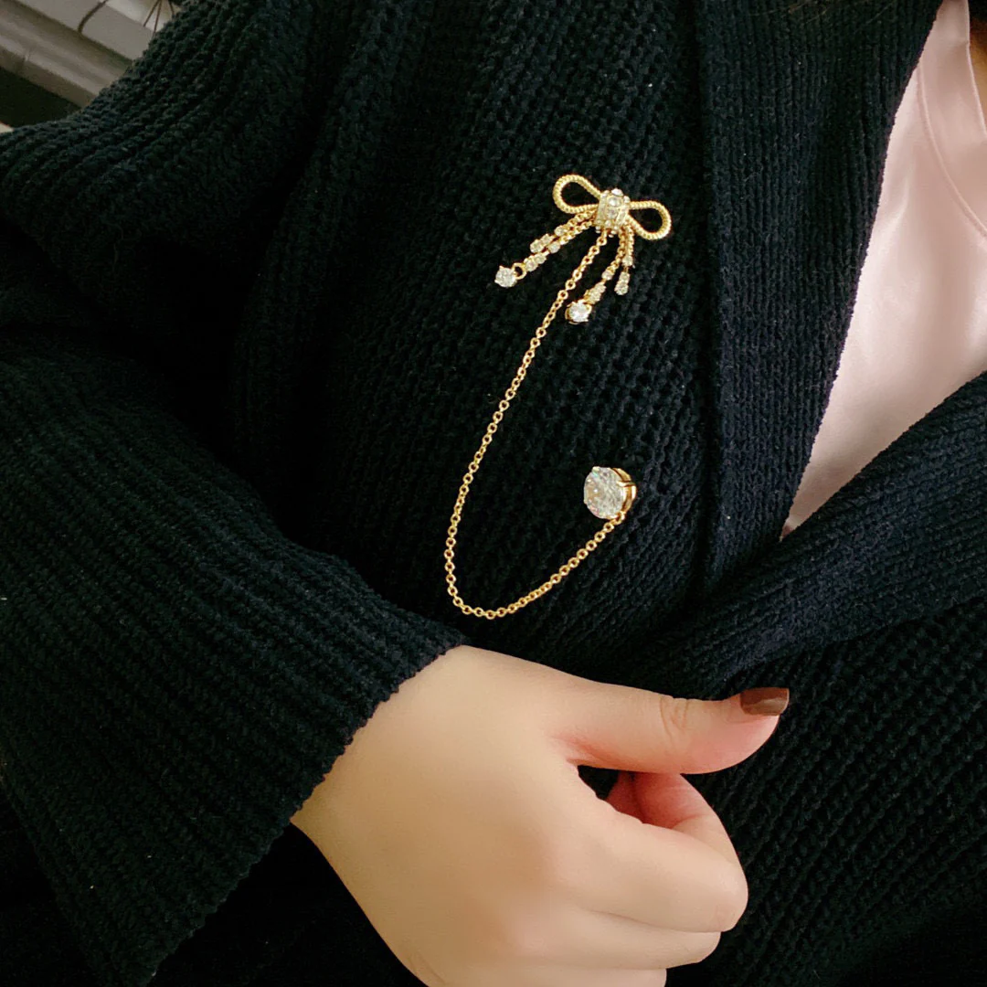 MMB001 Gold brooch - ccjewelryacc