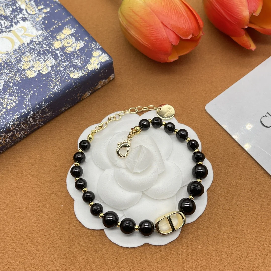 CDS063 CD black pearl Bracelet - ccjewelryacc