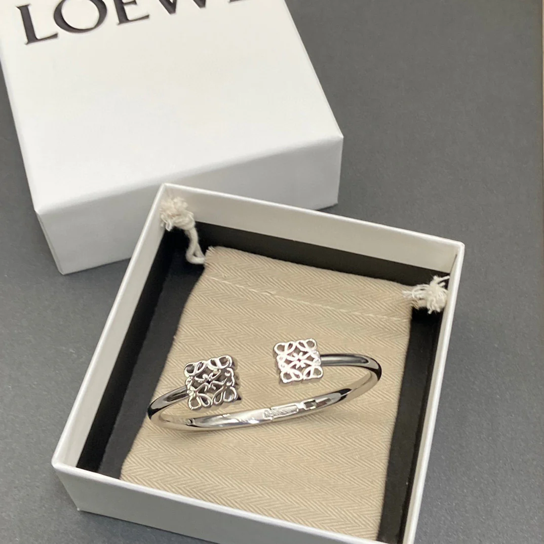 LWS009 Loewi Anagram Cuff bracelet - ccjewelryacc
