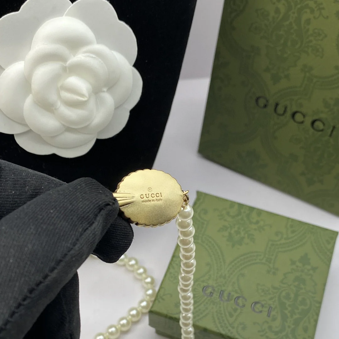 Top quality luxury designer Pearl Sweater Necklace for women GGL001B - ccjewelryacc