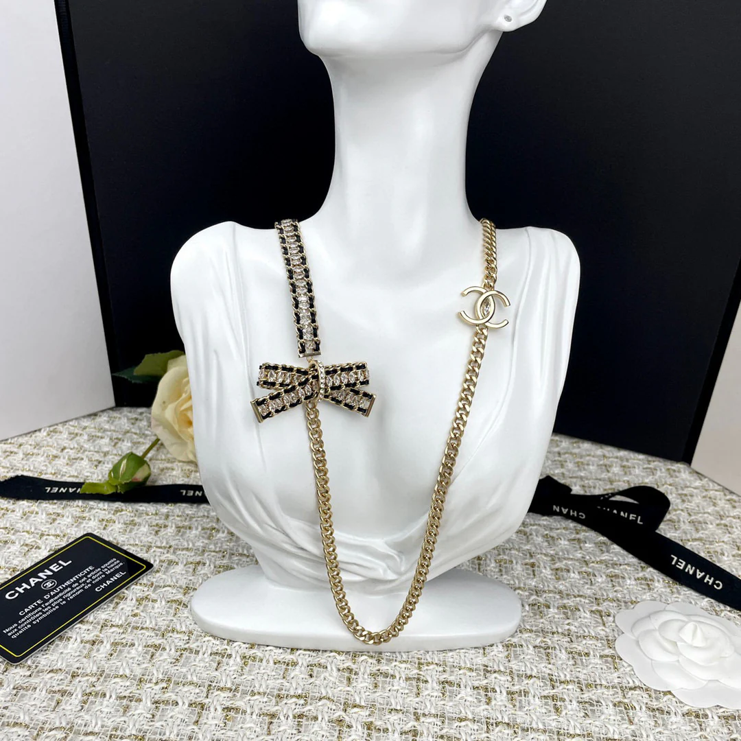 CCL339 CC long chain Necklace sweater chain - ccjewelryacc