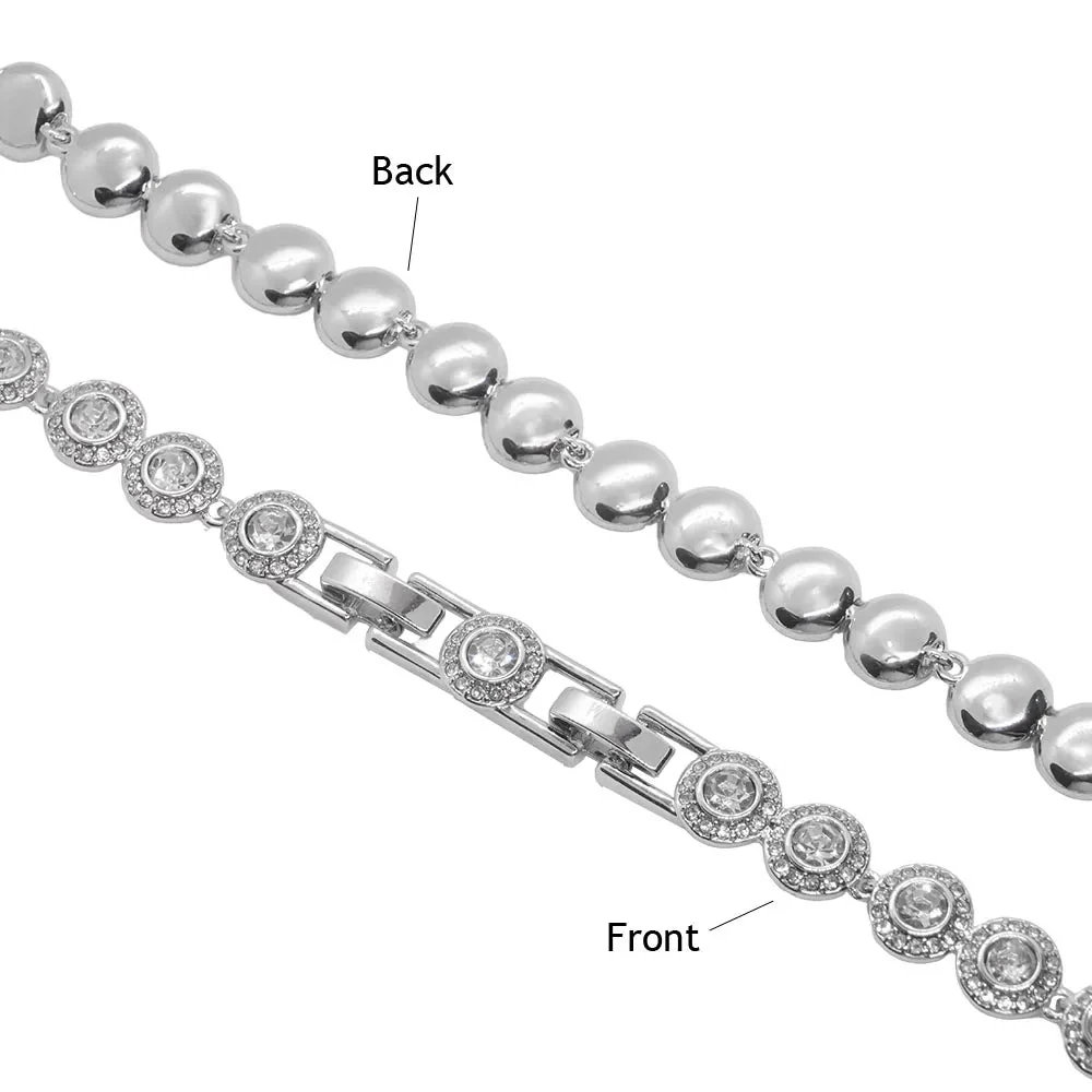SVT001 Swarovski Angelic Necklace Earring Bracelet - ccjewelryacc
