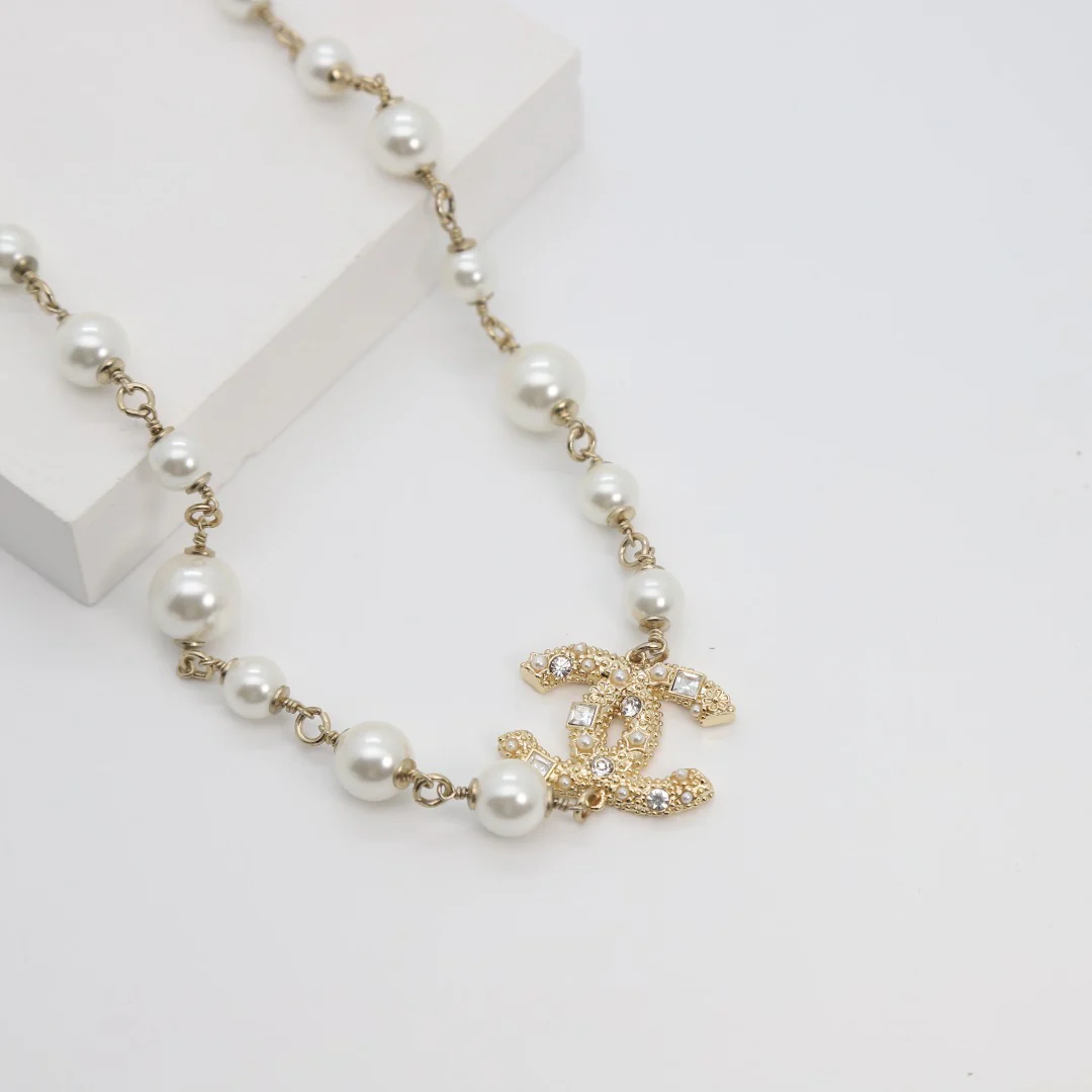CCL040 High Quality Luxury Designer Pearl Sweater Chain - ccfashionjewelry