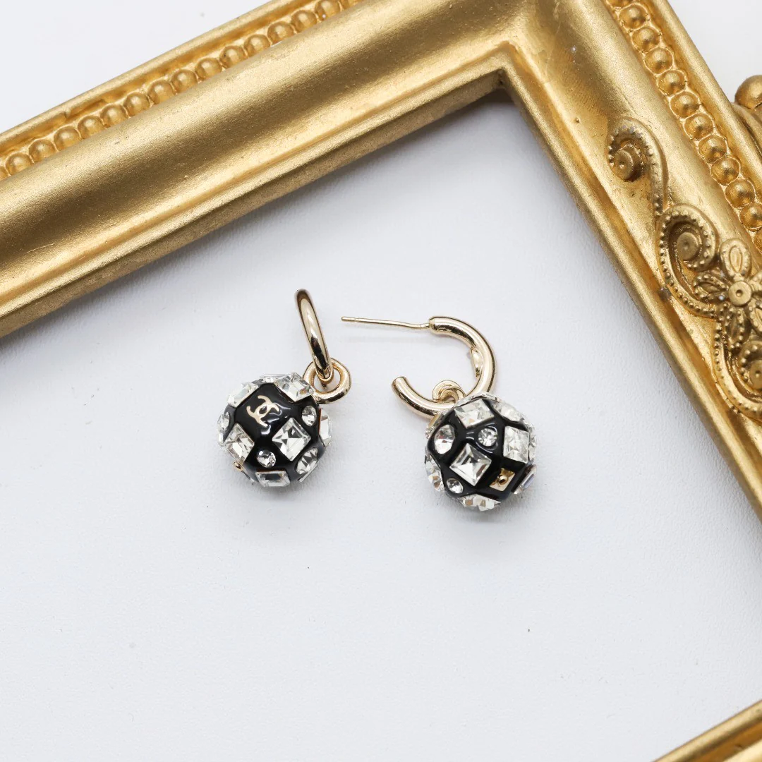 CCE462 High Quality CC earring With crystal enamel - ccjewelryacc