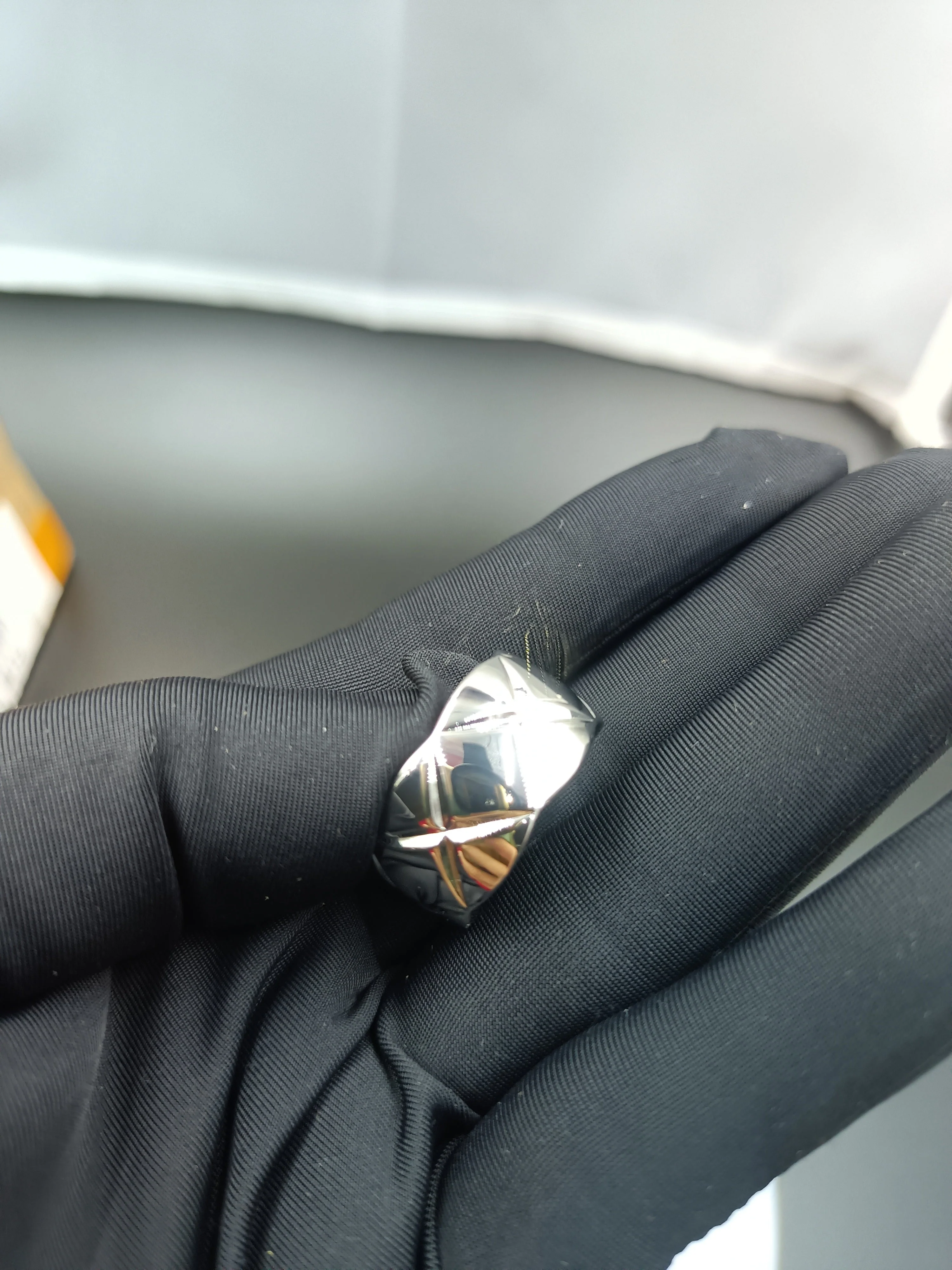 CCR8001C 11mm COCO crush ring cc ring titanium steel plating Gold - ccjewelryacc