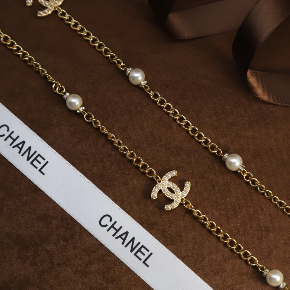 CCL043 High Quality Luxury Designer Pearl Sweater Chain - ccjewelryacc