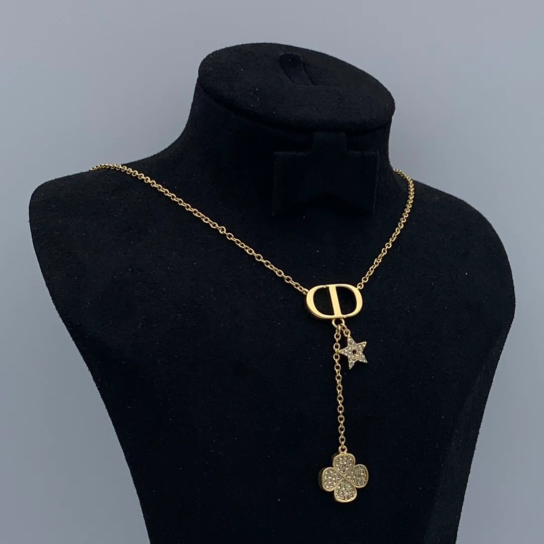 CDN275 High quality Luxury Designer CD Women Choker Necklace - ccjewelryacc