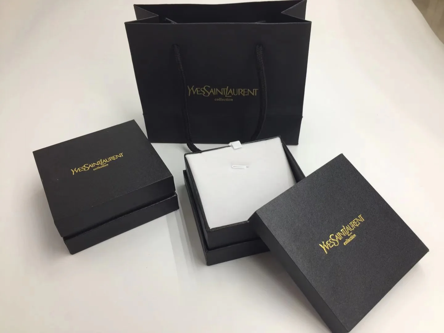 YYZ002 Brand original Jewelry package box for necklace, ring,Earring, bracelet, brooch gift package box shopping bag - ccjewelryacc