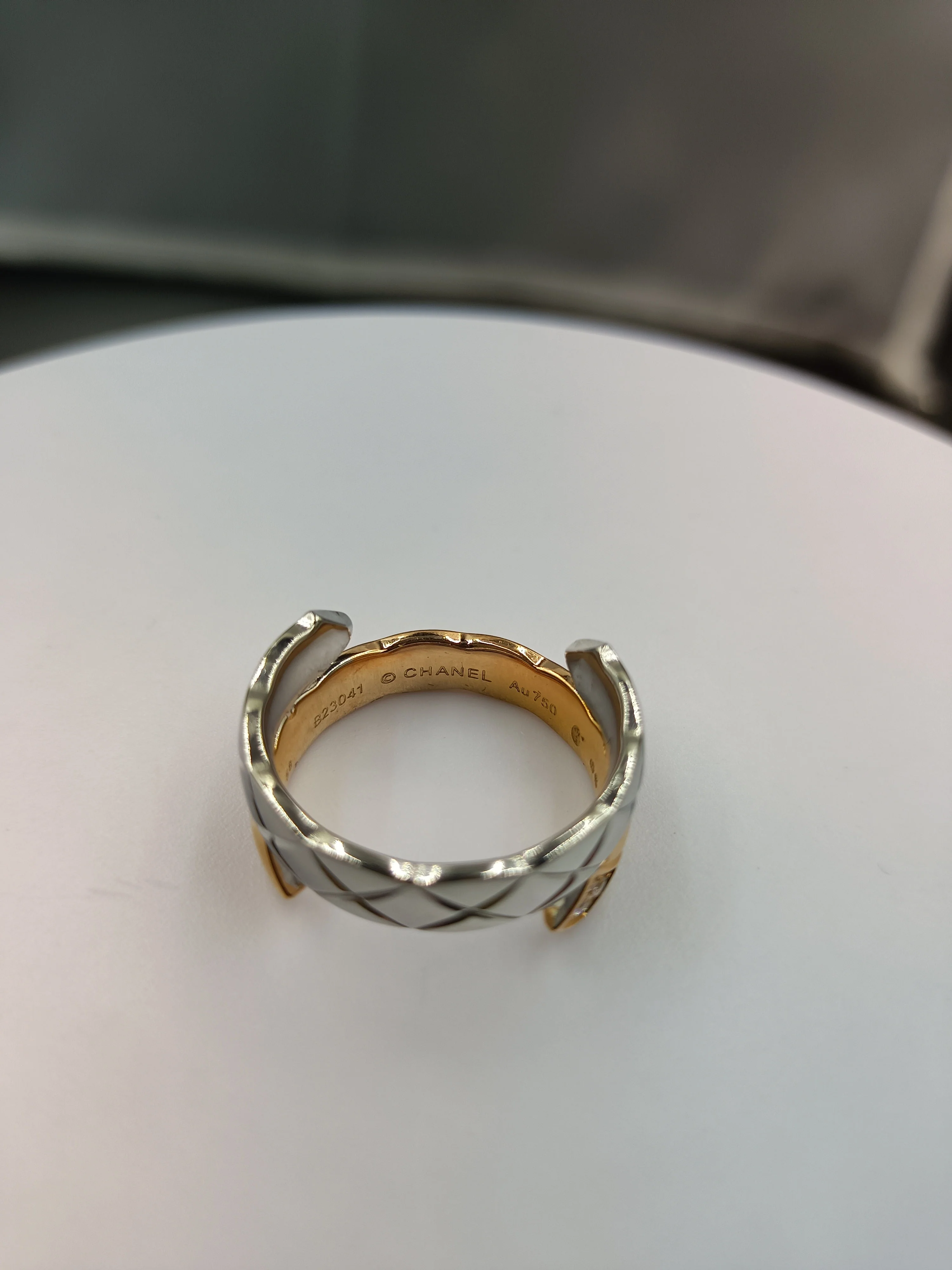 CCR8004 COCO Crush Ring High Quality Cc Ring Titanium Steel 14k Gold Plating - ccjewelryacc