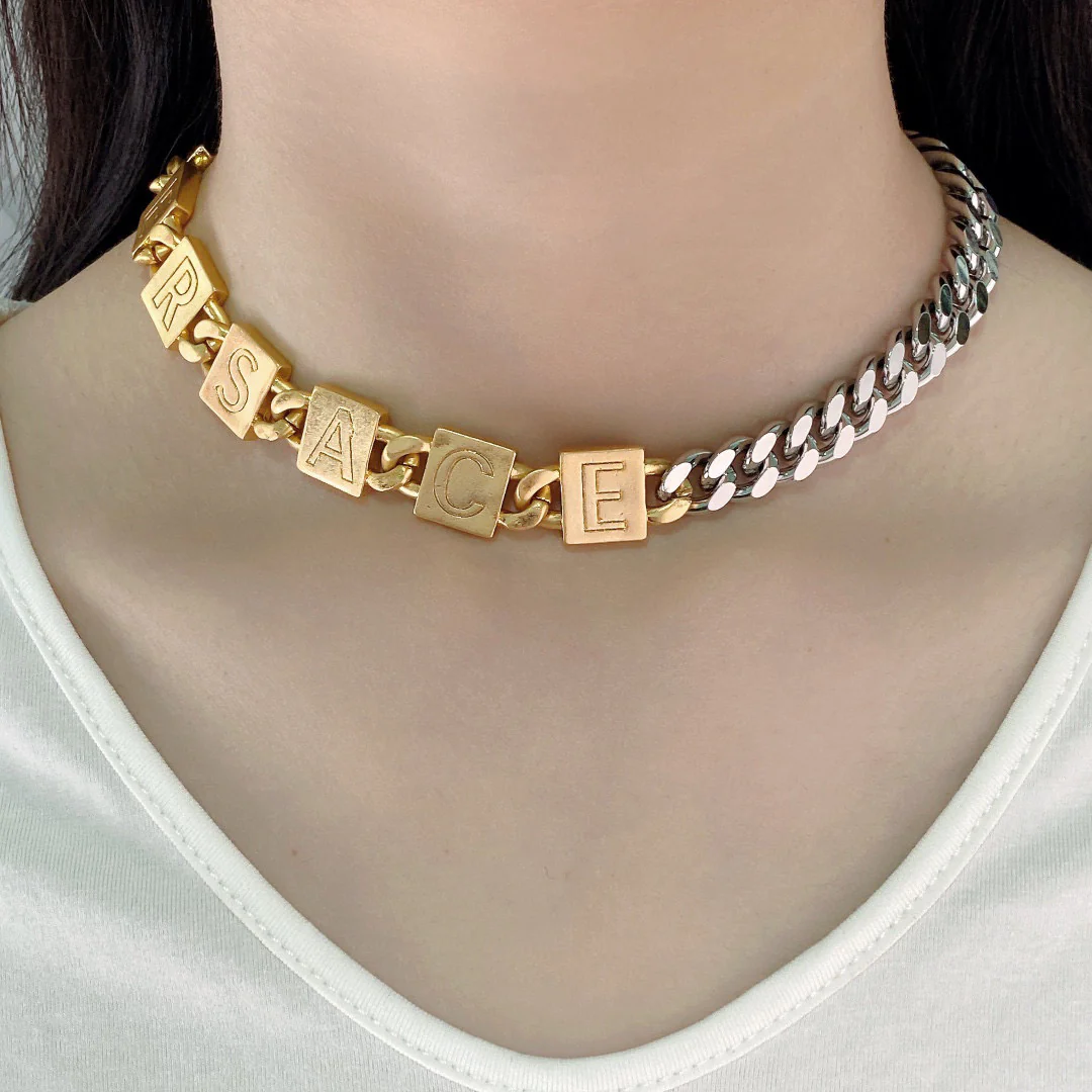 VSN030 Versace choker necklace - ccjewelryacc