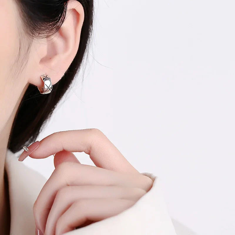 CCE8004S coco crush earring S925 Silver diamond Cc earring - ccjewelryacc