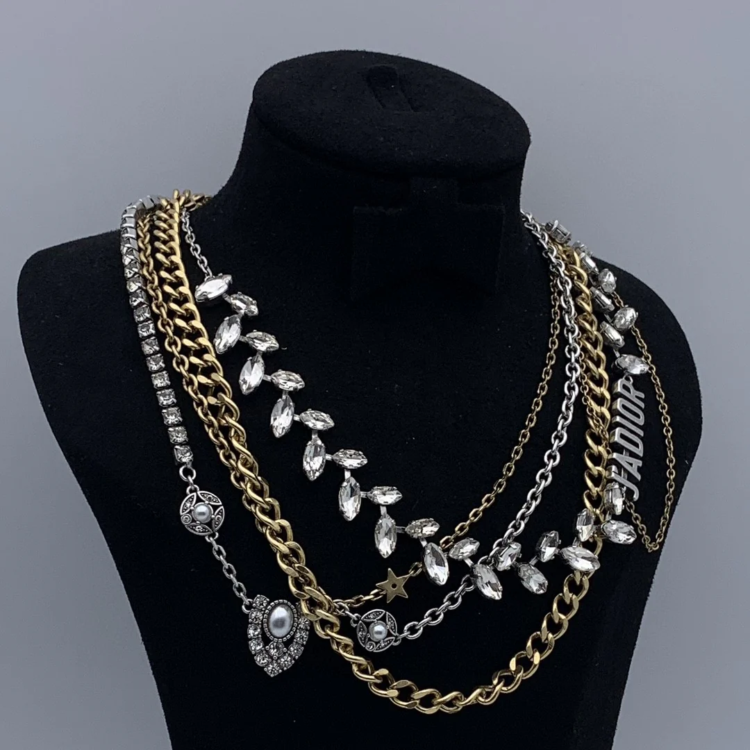 CDN260 High quality Luxury Designer CD Women Necklace - ccjewelryacc