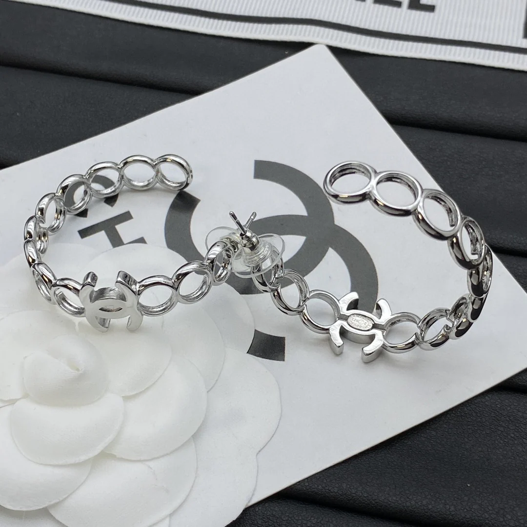 CCE415 CC Hoop Earring - ccjewelryacc