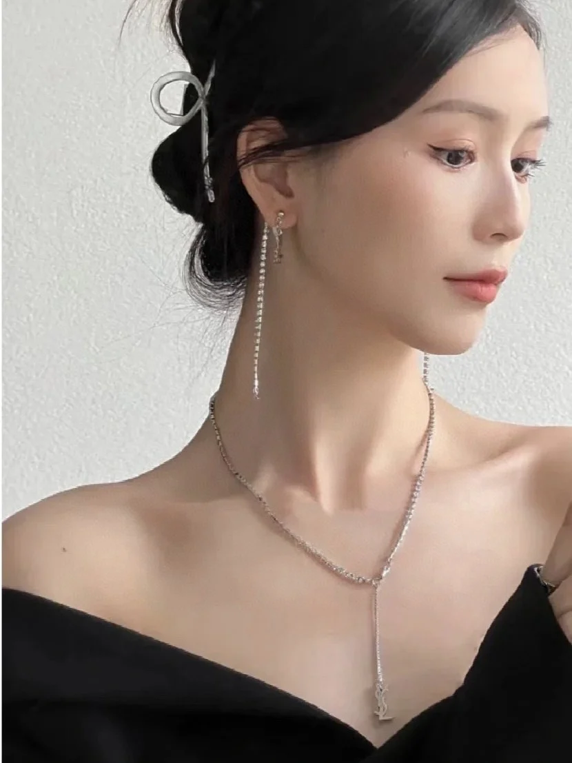 YYE030 Designer tassel earrings - ccjewelryacc