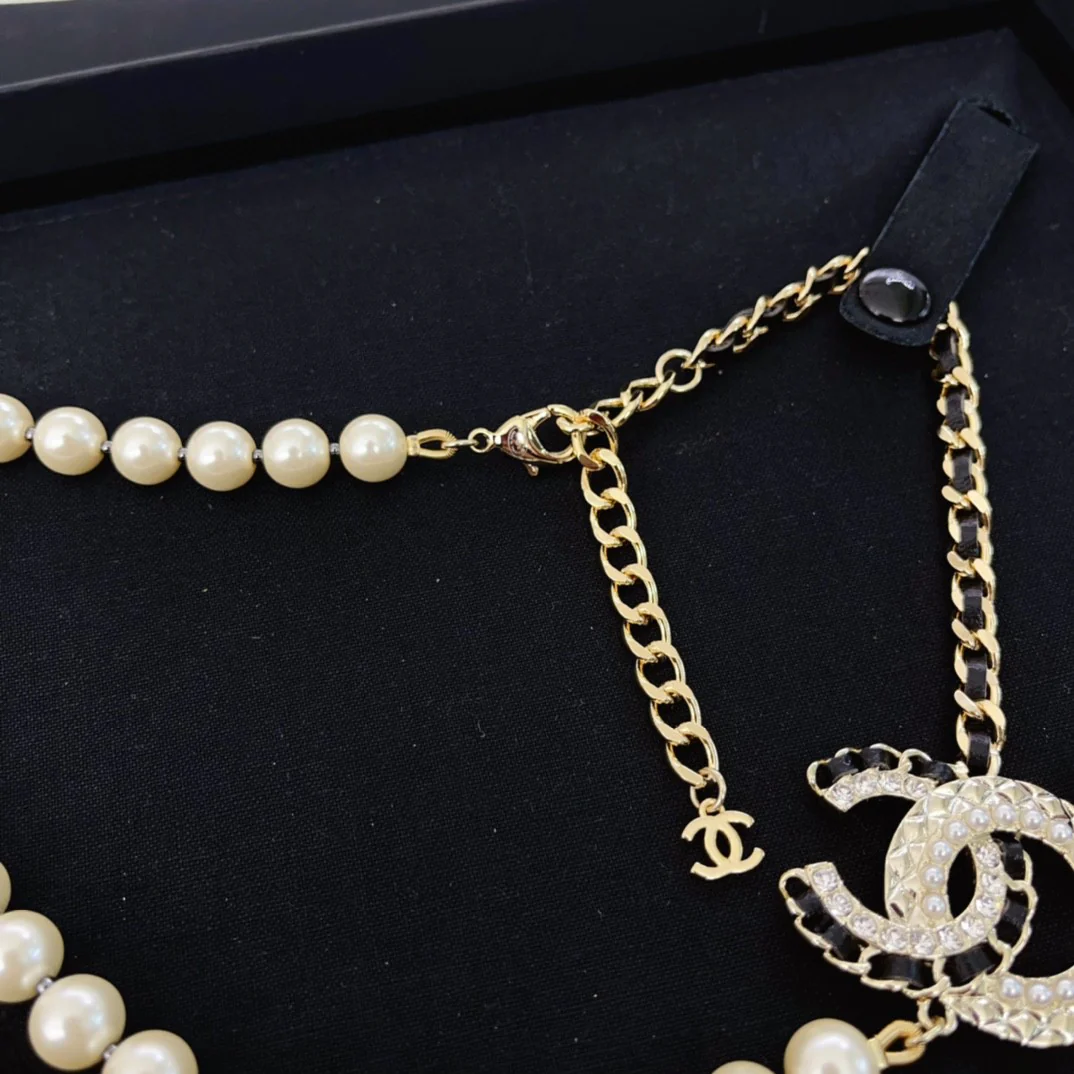 CCN017 Chanel Peal Choker Necklace For Women - ccjewelryacc