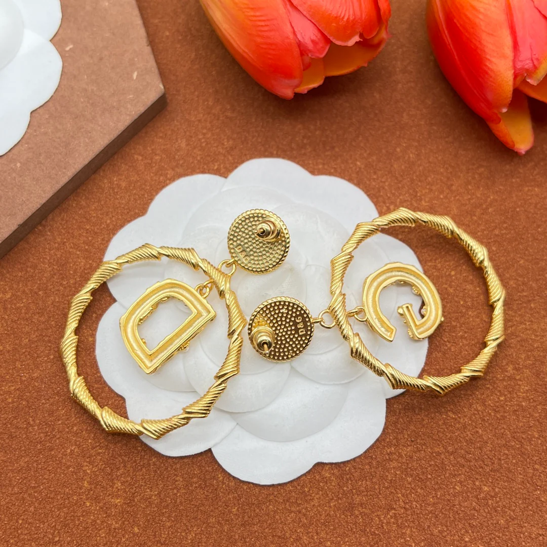 DGE023 Dolce gabbana hoop earrings - ccjewelryacc