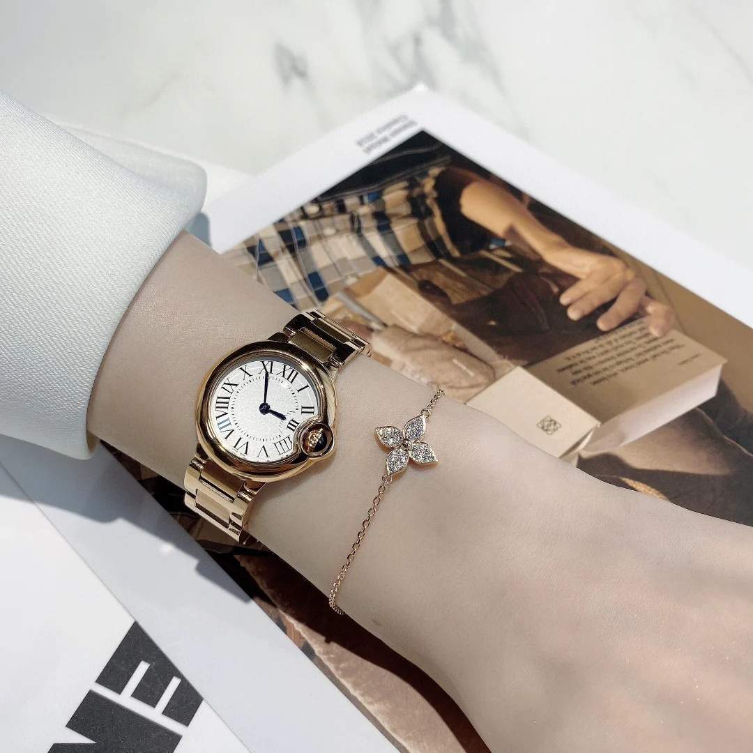 LVNS025 S925 Sterling Silver Top Quality Rose Gold STAR BLOSSOM Pendant Necklace For Women - ccjewelryacc