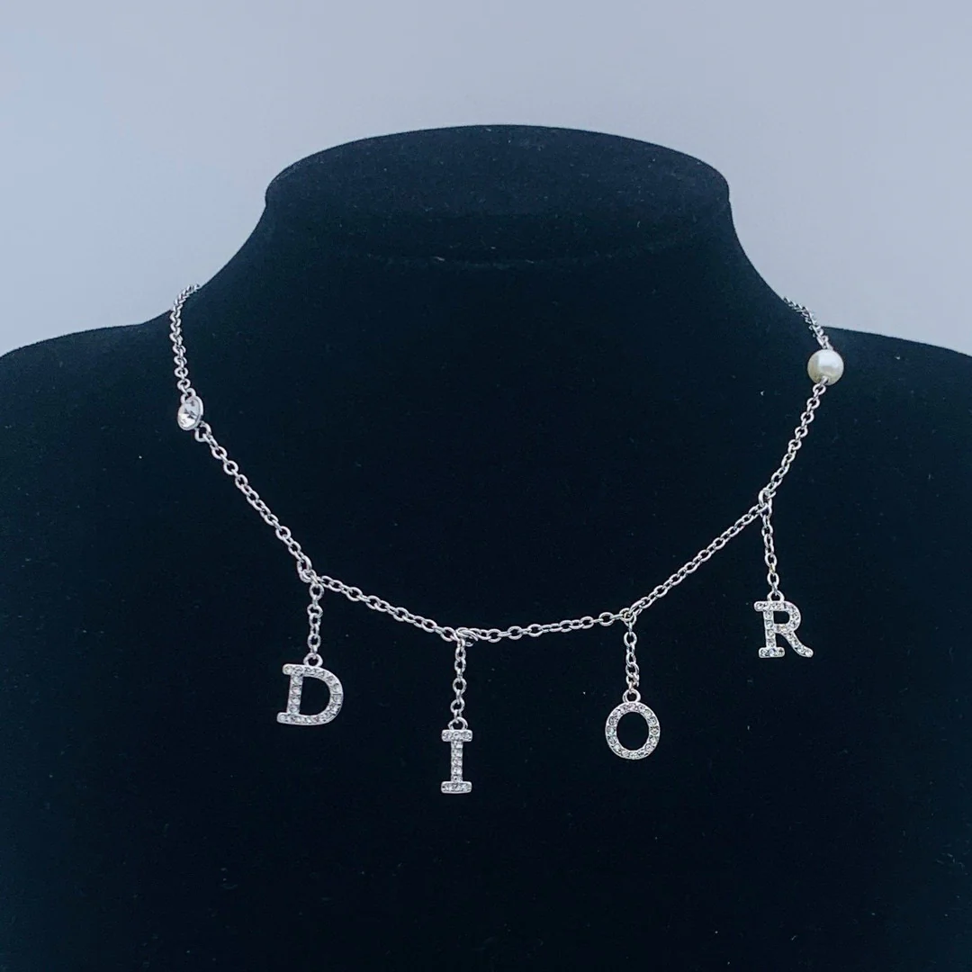 CDN321 High Quality Designer CD Necklace for Women - ccjewelryacc