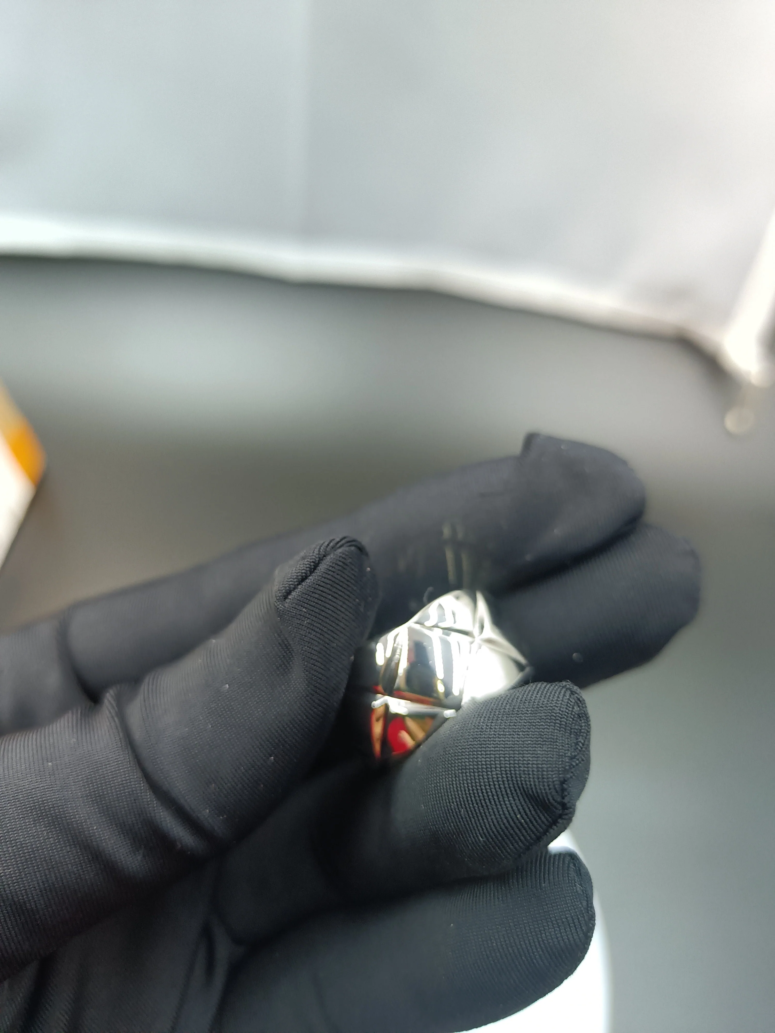 CCR8001C 11mm COCO crush ring cc ring titanium steel plating Gold - ccjewelryacc