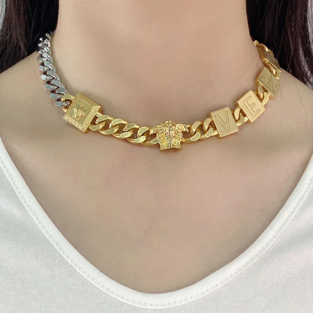 VSN030 Versace choker necklace - ccjewelryacc