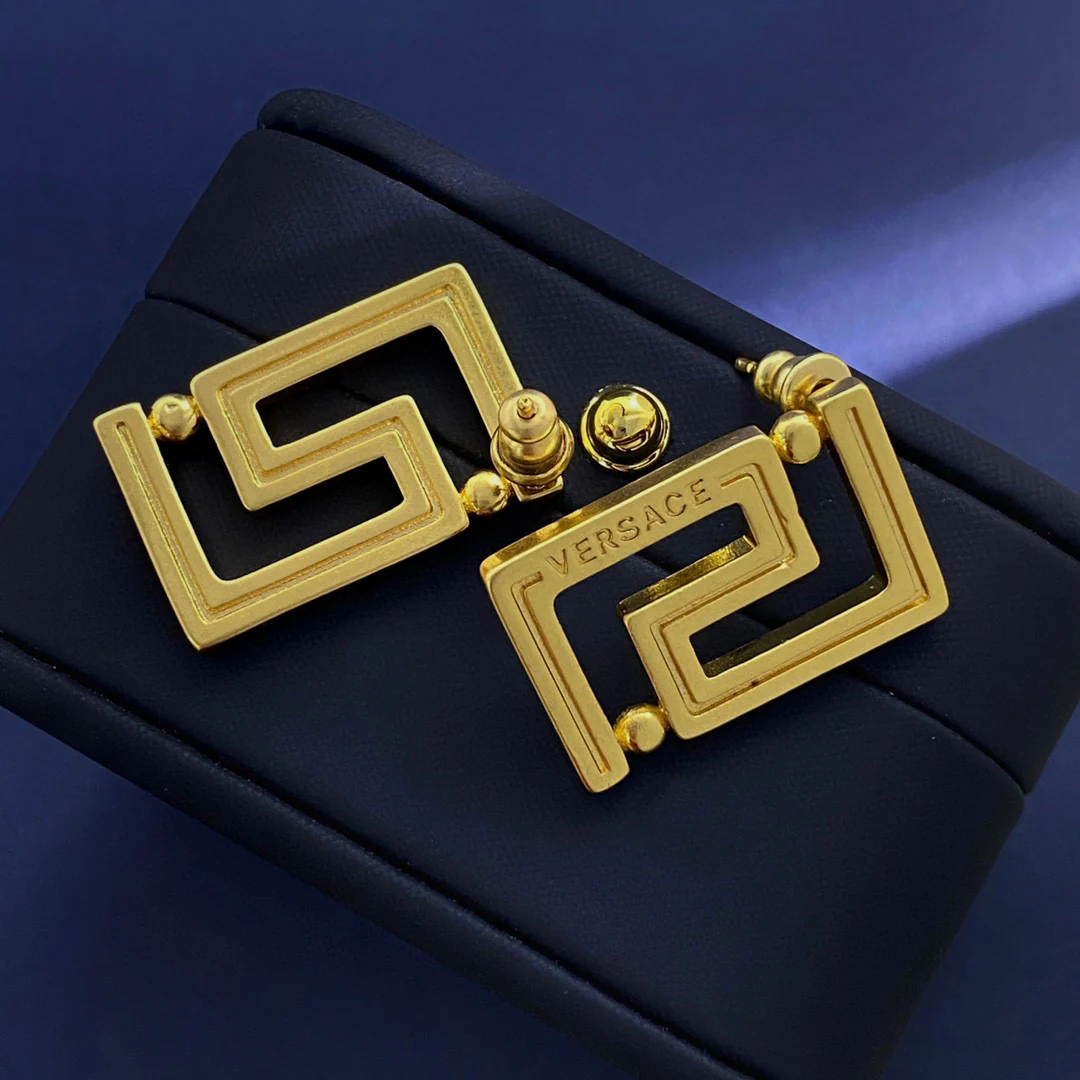 VSE022 Versace Grecamania Stud & drop earrings - ccjewelryacc