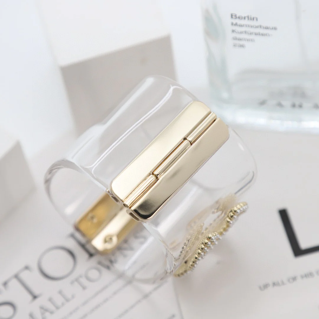 CCS064  Chanel large acrylic cuff bracelet - ccjewelryacc