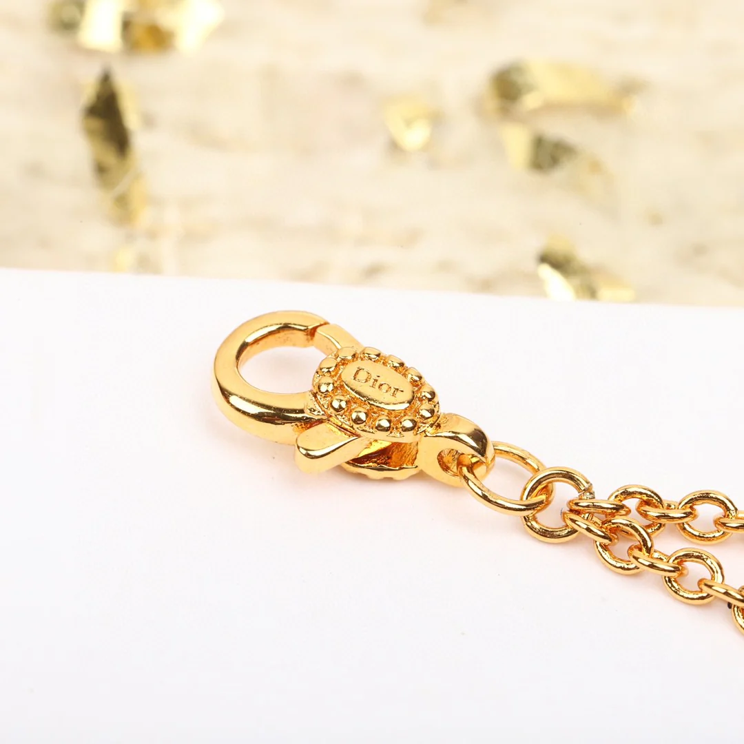 CDS094 V-Gold CD ROSE DES VENTS Bracelet for Women - ccjewelryacc