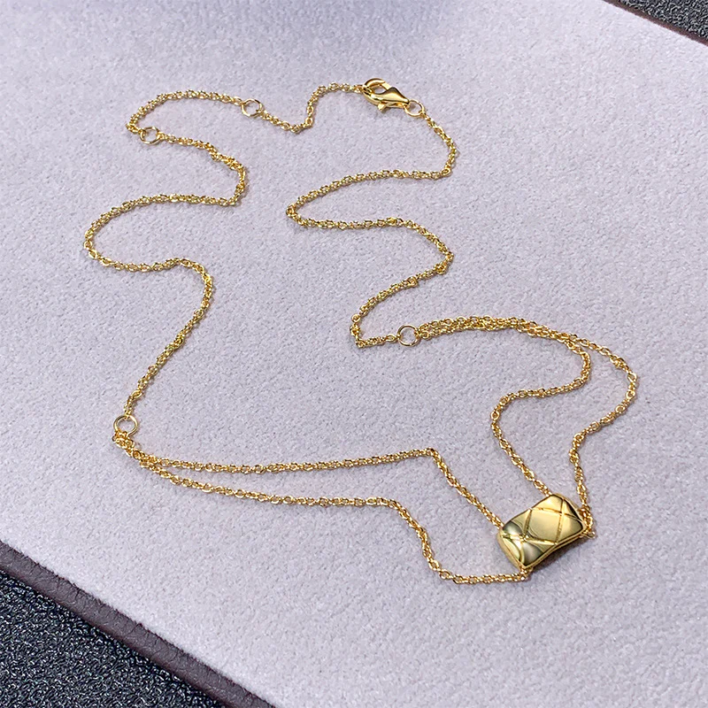 CCN409 COCO crush pendant Necklace Flat - ccjewelryacc