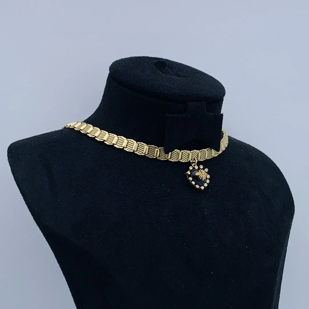 CDN192 High quality CD Pendant Choker Necklace - ccjewelryacc