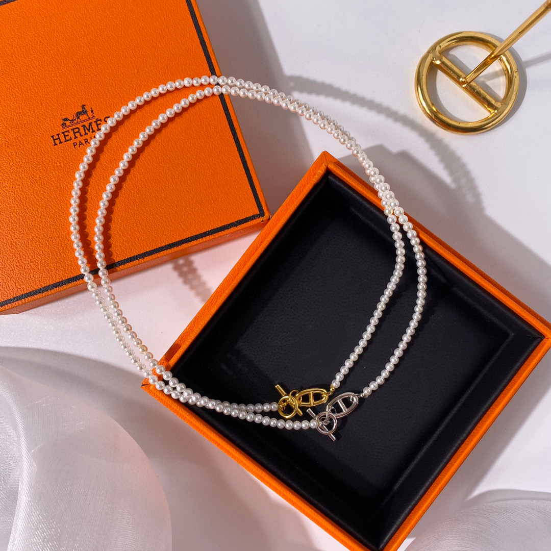 High Quality pig nose designer Jewelry set Necklace Bracelet HMT004 - ccfashionjewelry