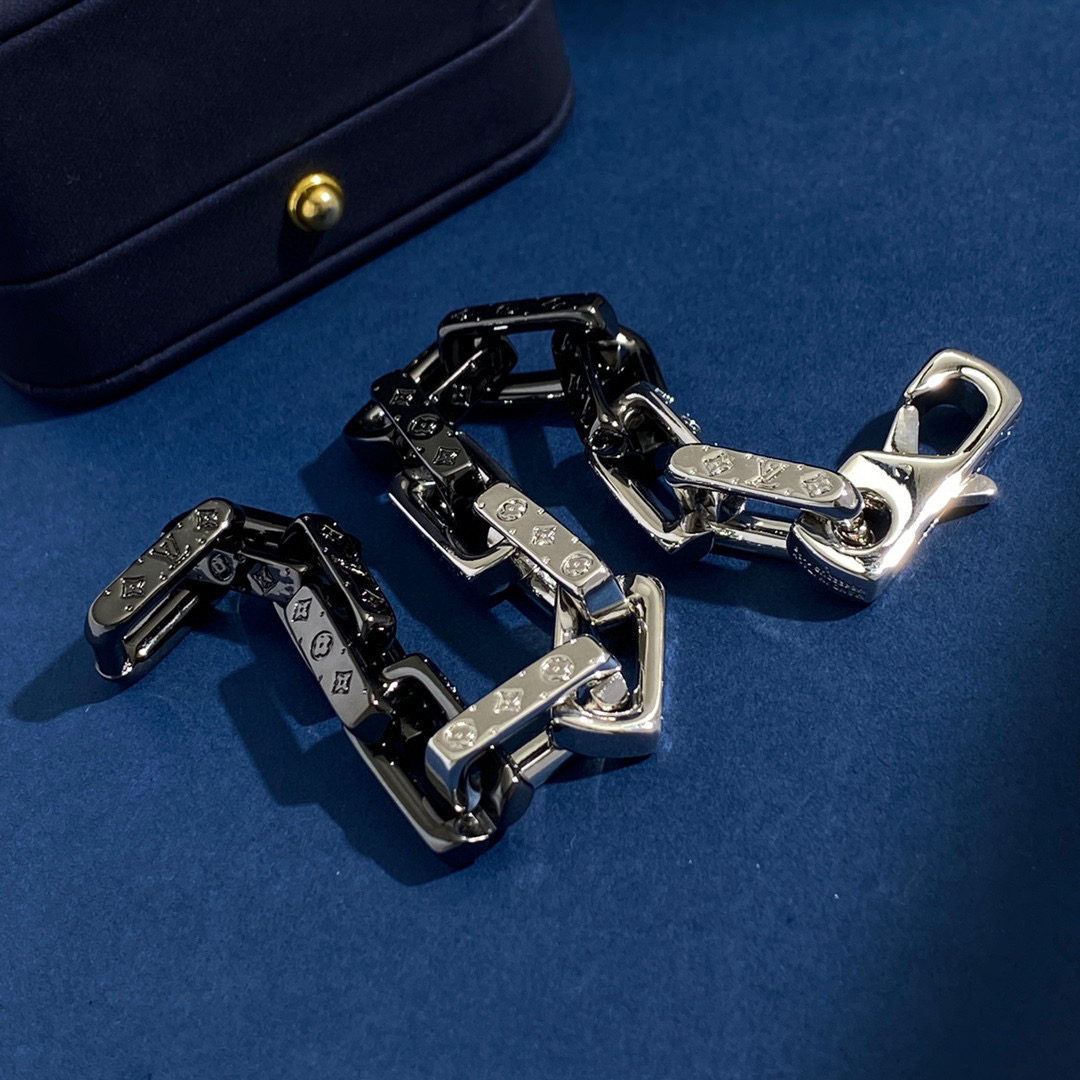 LVS042 Hip-hop style LV louisette Bracelet for men - ccjewelryacc