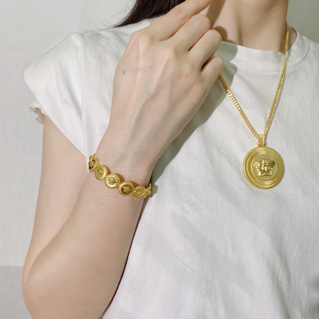 VSN041 Versace pendant necklace - ccjewelryacc