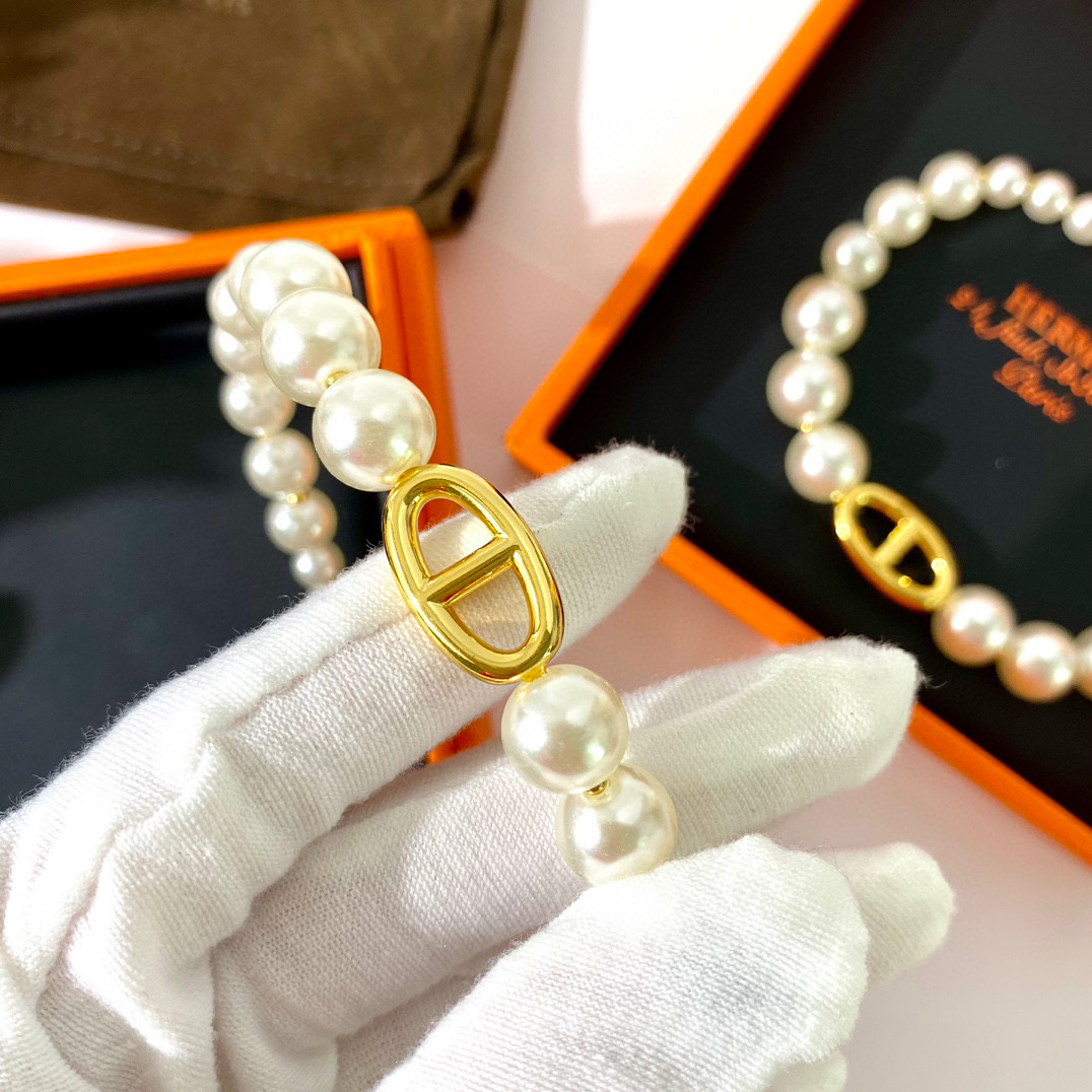 High Quality pig nose designer Jewelry set Necklace Bracelet HMT005 - ccjewelryacc