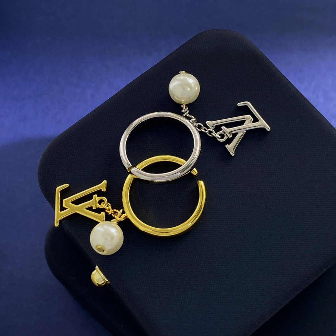 LVR004 louis vuitton logo charms ring - ccjewelryacc