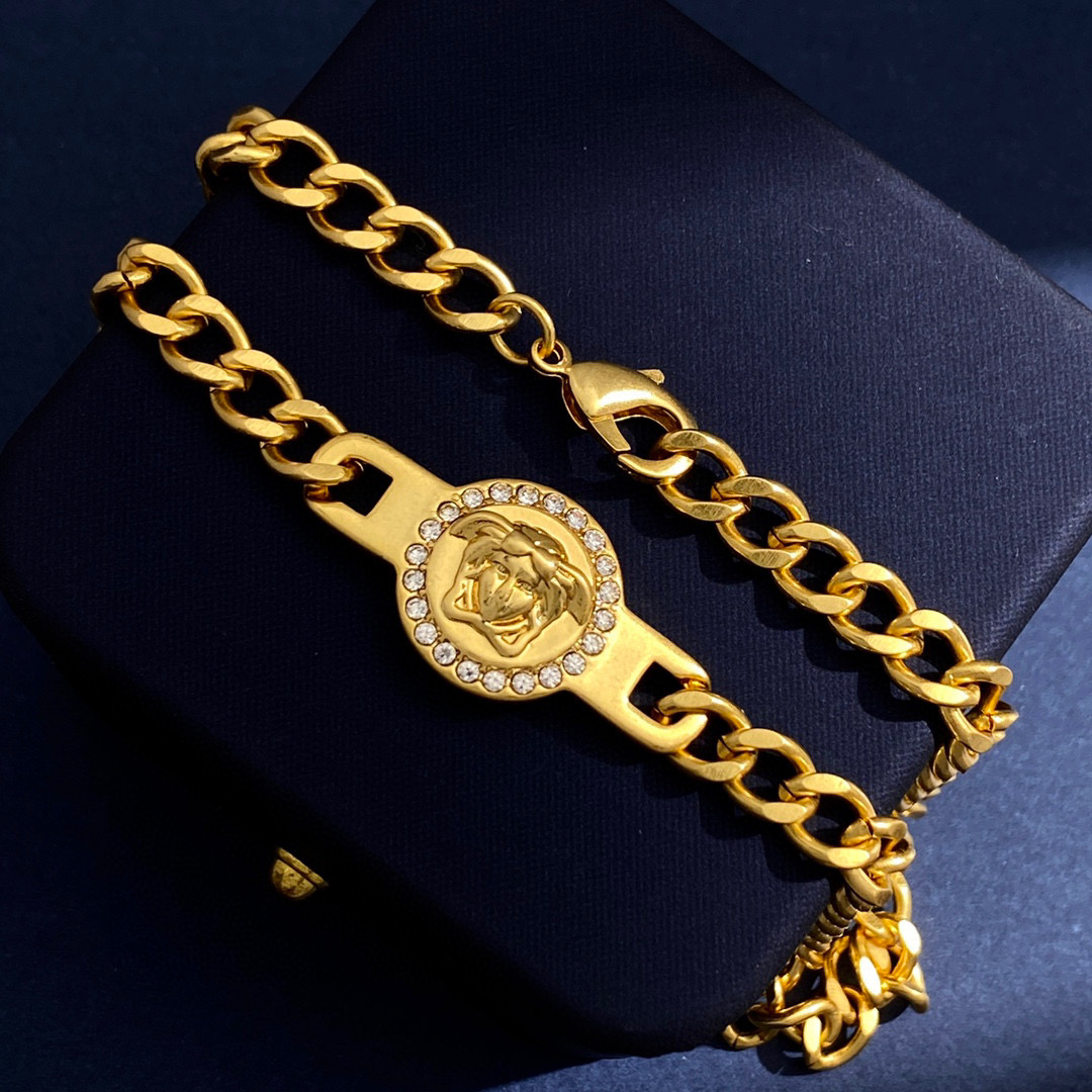 VSN046 Medusa chunky choker necklace - ccjewelryacc