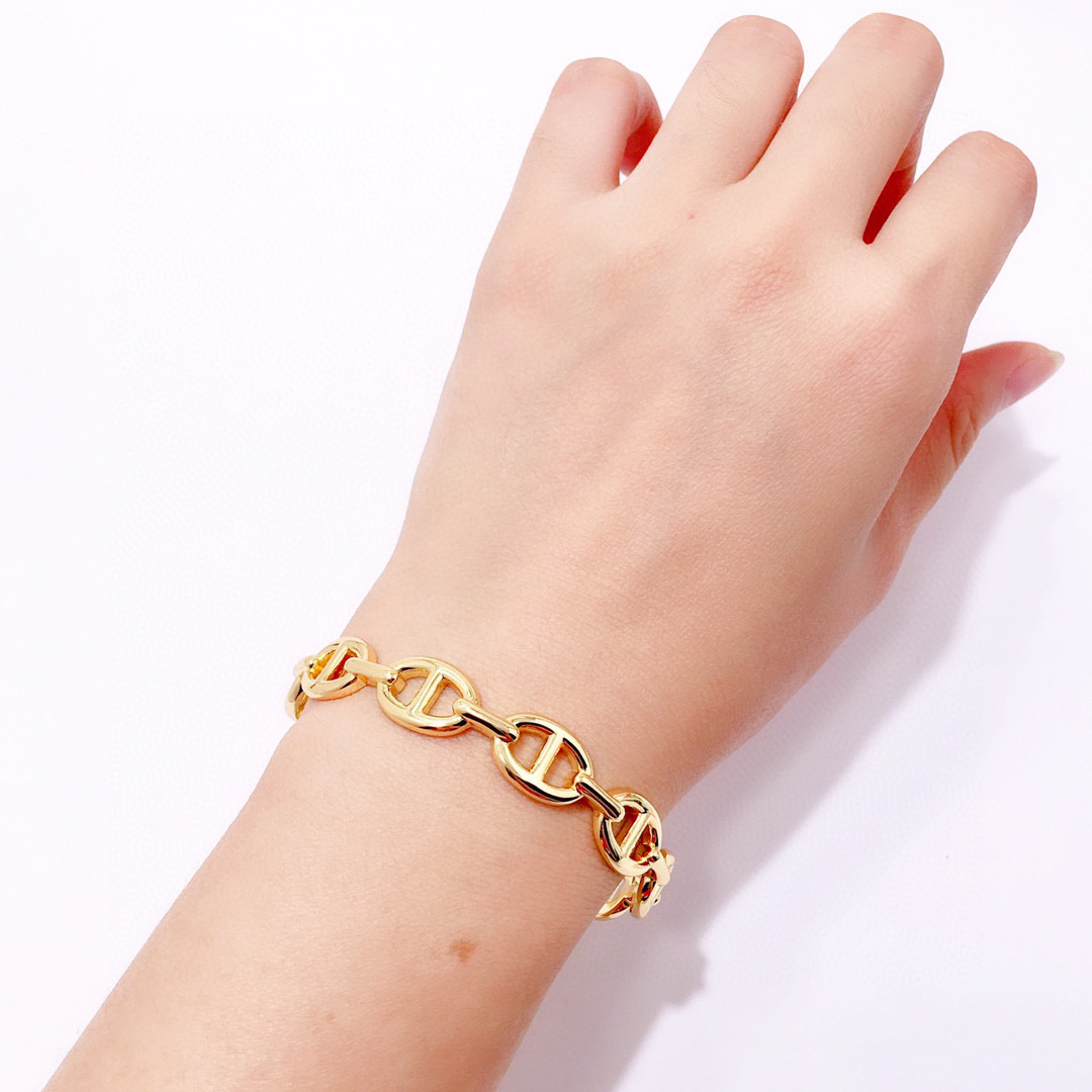 HMS039 H Bangle Bracelet - ccjewelryacc