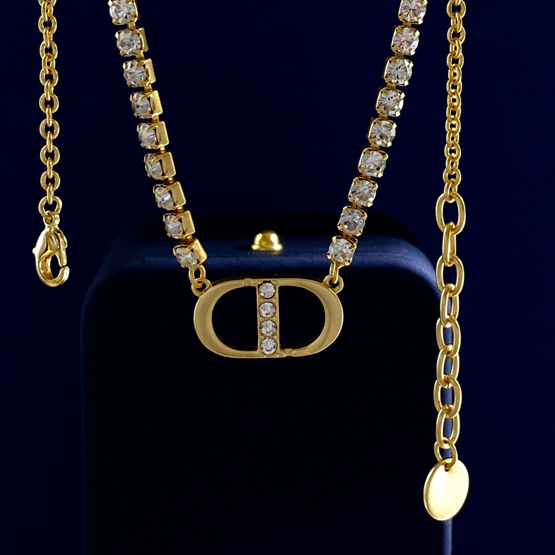 CDN335 Petit CD Necklace for Women - ccjewelryacc