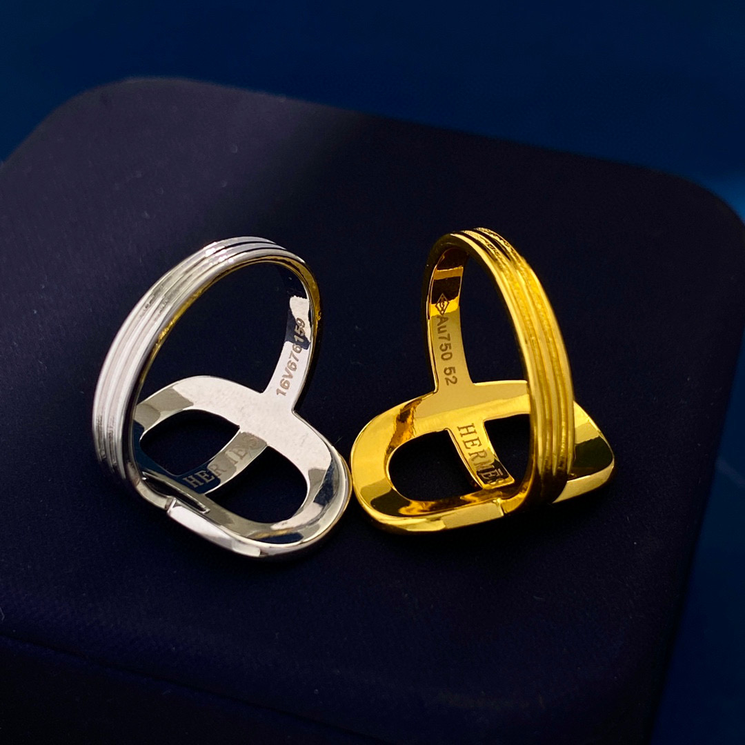 HMR006 H Designer Chaine d'Ancre ring - ccjewelryacc