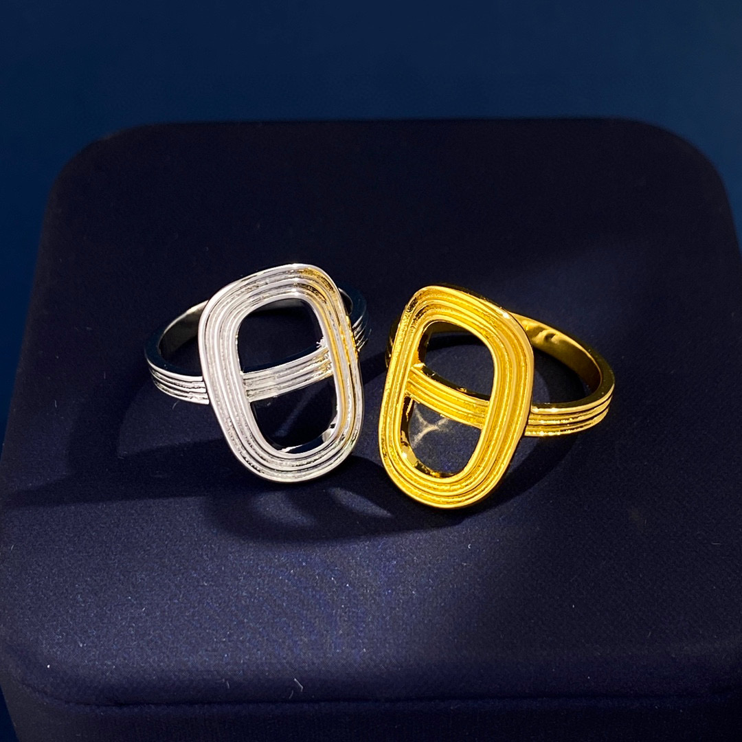 HMR006 H Designer Chaine d'Ancre ring - ccjewelryacc