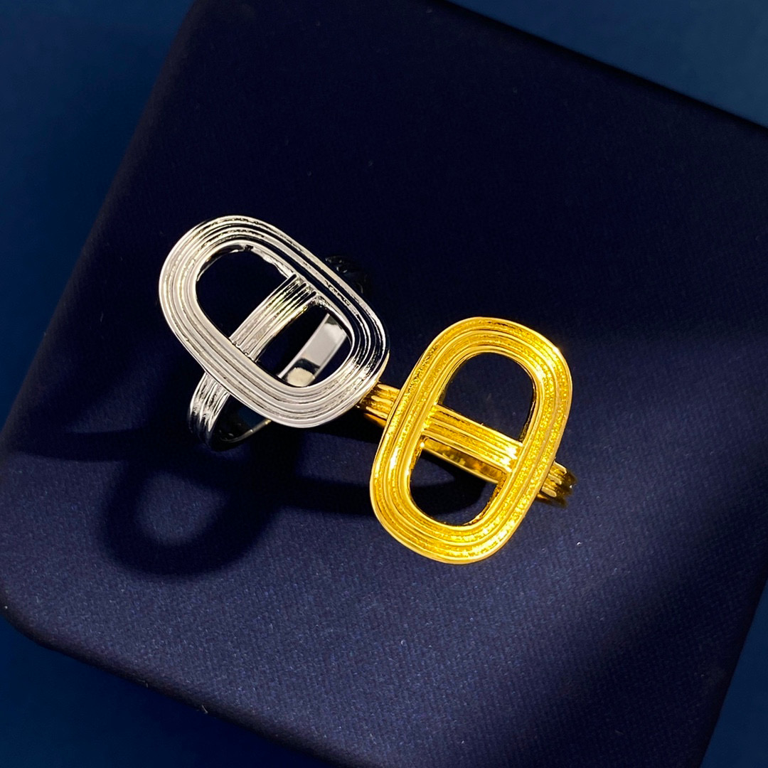 HMR006 H Designer Chaine d'Ancre ring - ccjewelryacc